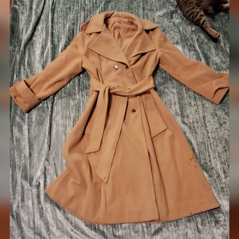 Vintage Camel Wool Coat